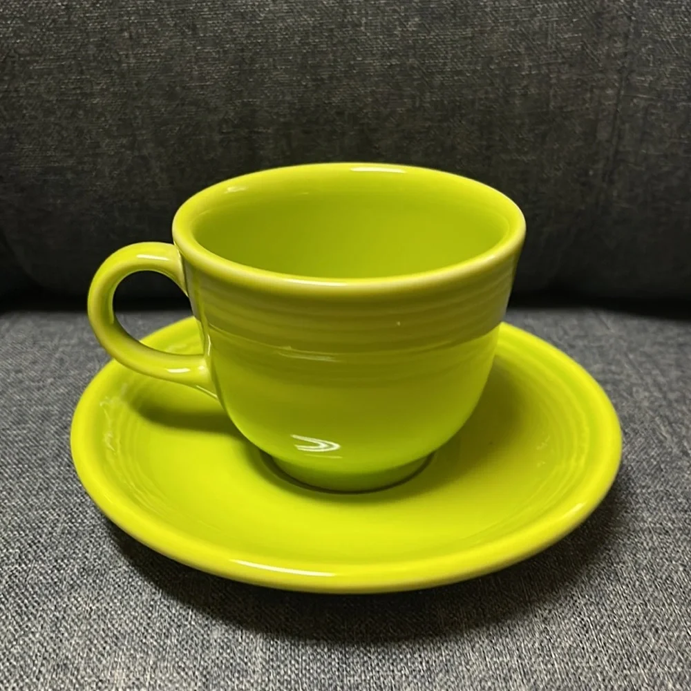 Fiesta Tea Cup and Saucer